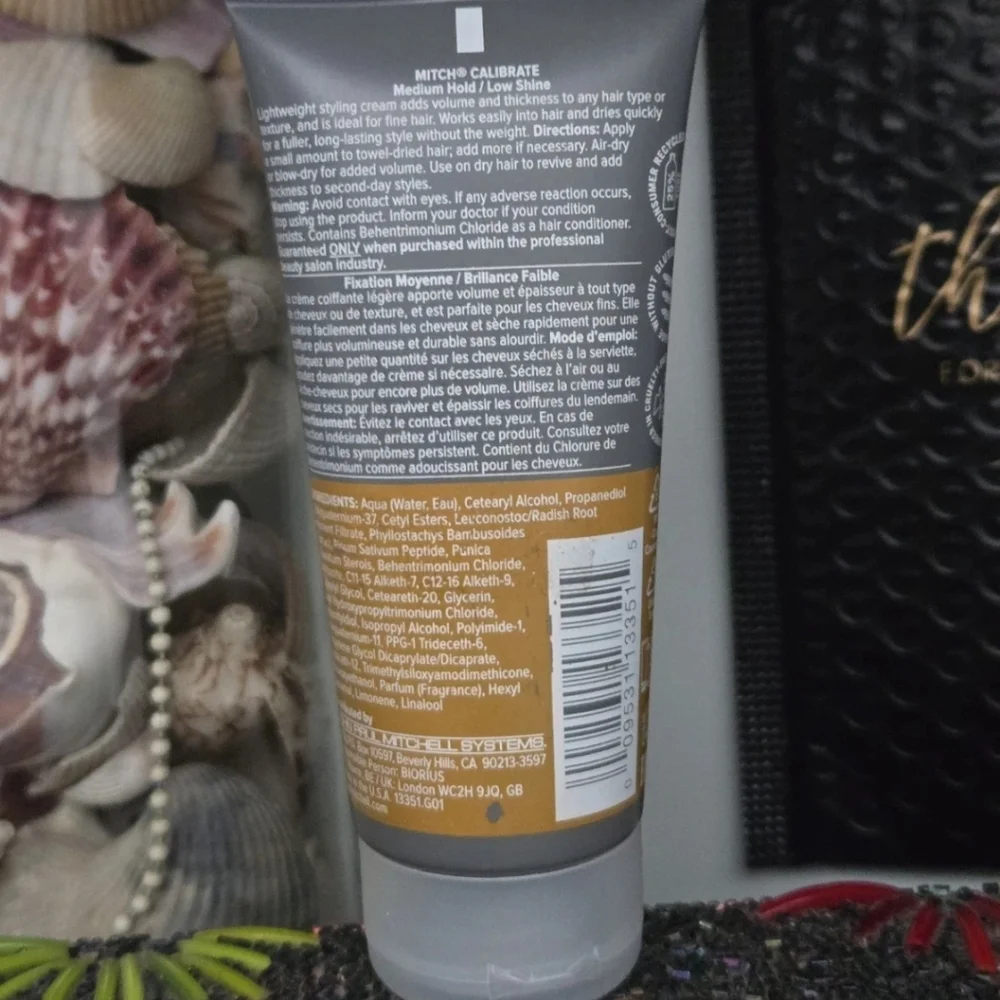 Paul Mitchell Mitch Calibrate Medium Hold Low Shine Thickening Cream 2.5oz New